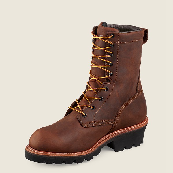 Bottes de Sécurité Red Wing - Loggermax - 9-Inch Insulated Waterproof Toe - Marron - Homme 731BWFOKL